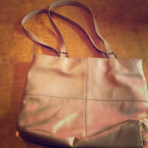 Liz Claiborne Leather Tote Bag